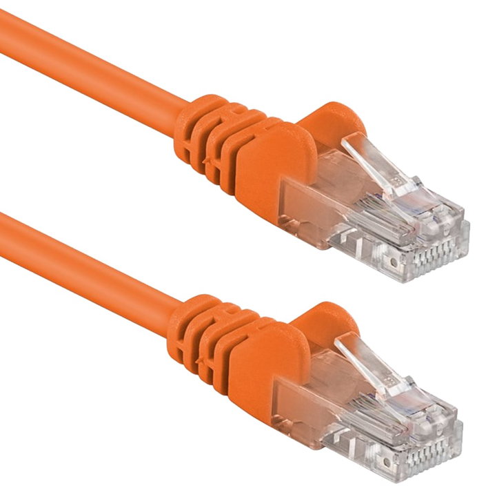 Cavo di rete Cat5e UTP CCA 10m Arancione - Goobay ICOC CCA5U-100-ORG
