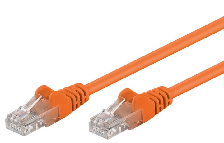 Cavo di rete Cat5e UTP CCA 10m Arancione - Goobay ICOC CCA5U-100-ORG