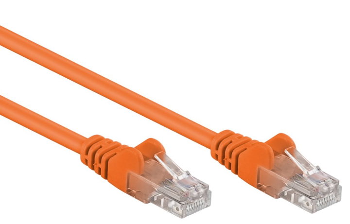Cavo di rete Cat5e UTP CCA 10m Arancione - Goobay ICOC CCA5U-100-ORG