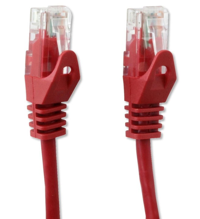 Cable patch CCA Cat 5 AND Red UTP 20 m - Techly Professional ICOC CCA 5 U- 200 -RET