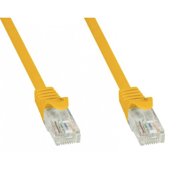 Cable patch CCA Cat 5 AND Yellow UTP 20 m - Techly Professional ICOC CCA 5 U- 200 -YET