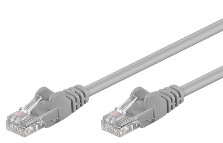 Cavo di Rete Patch CCA Cat5E Grigio U/UTP 50m - Goobay ICOC CCA5U-500G
