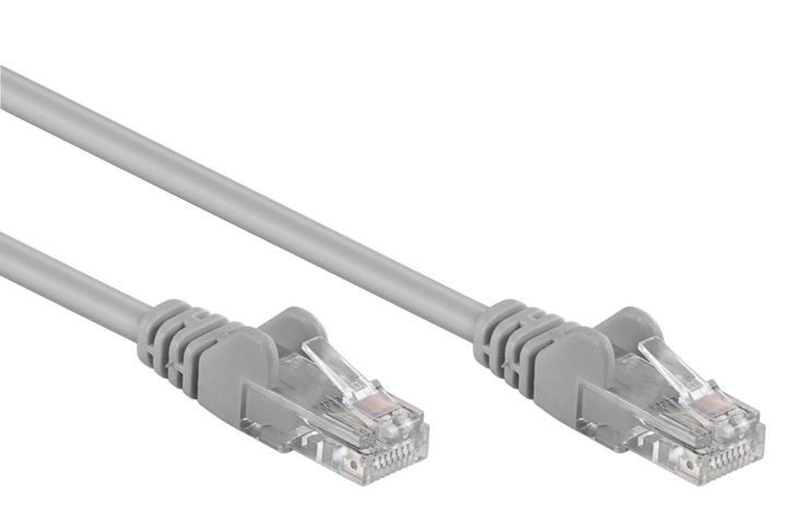 Cavo di Rete Patch CCA Cat5E Grigio U/UTP 50m - Goobay ICOC CCA5U-500G