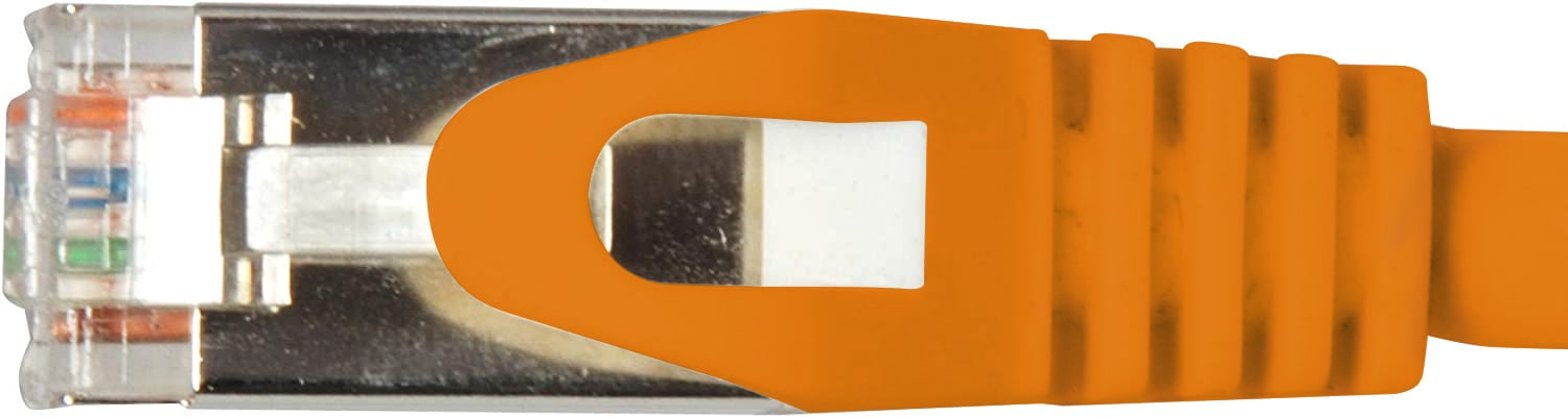 Cavo di rete Patch in CCA Schermato Cat6 Arancione F/UTP 0,5m Bulk - Techly Professional ICOC CCA6F-005-OR