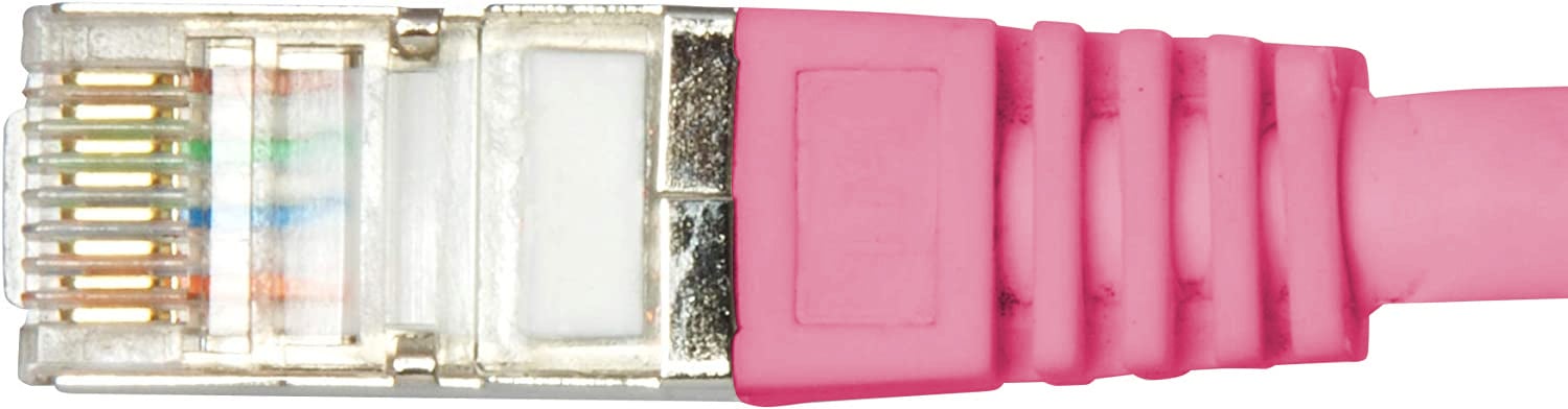 Cavo di rete Patch in CCA Schermato Cat6 Rosa F/UTP 3m Bulk - Techly Professional ICOC CCA6F-030-PK
