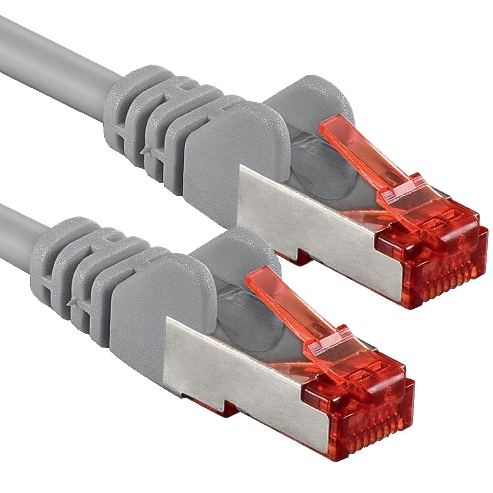 Cavo di rete Patch in CCA Cat6 Grigio S/FTP 1m - Goobay ICOC CCA6S-010