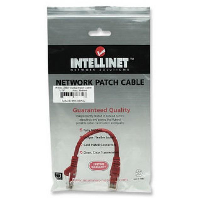 Cavo di rete Patch in CCA Cat6 Rosso UTP 0,5m - Intellinet ICOC CCA6U-005-RE