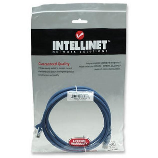 Cavo di rete Patch in CCA Cat6 Blu UTP 1m - Intellinet ICOC CCA6U-010-BL