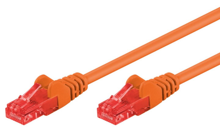 Cavo di rete Patch CCA Cat6 Arancione UTP 1,5m - Goobay ICOC CCA6U-015-ORG
