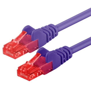 Cavo di rete Patch CCA Cat6 U/UTP Viola 2m - Goobay ICOC CCA6U-020-VLG