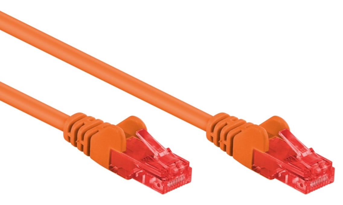 Cavo di rete Cat6 UTP CCA 3m Arancione - Goobay ICOC CCA6U-030-ORG