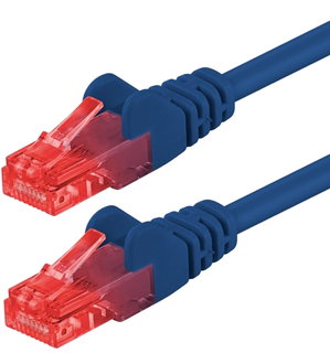 Cavo di Rete Patch CCA Cat6 UTP Blu 10m - Goobay ICOC CCA6U-100-BLG