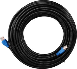 Matassa cavo patch Cat6 CCA U/UTP da esterno 60m Nero/Blu - Goobay ICOC CCA6U-600-EXB