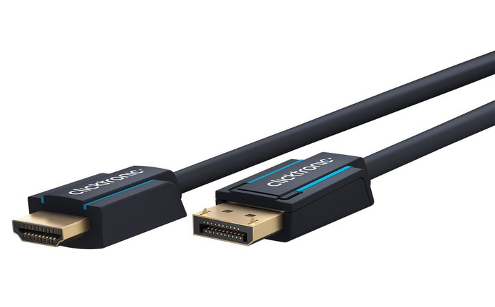 Cavo adattatore DisplayPort/HDMI 2m Alta Qualità - Clicktronic ICOC CLC-DPH-2-020