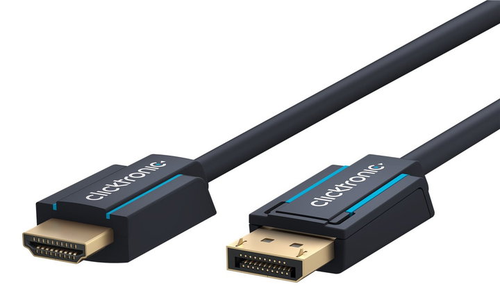 Cavo Adattatore DisplayPort/HDMI 10m Alta Qualità - Clicktronic ICOC CLC-DPH-2-100