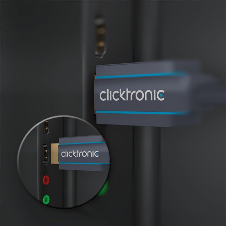 Cavo Adattatore DisplayPort/HDMI 10m Alta Qualità - Clicktronic ICOC CLC-DPH-2-100