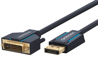Cavo Monitor DisplayPort Maschio a DVI-D Maschio 3m Blu - Clicktronic ICOC CLC-DSP-030