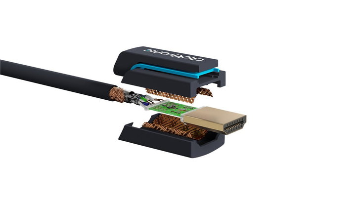 Cavo Adattatore Flessibile HDMI M/F 0,1m - Clicktronic ICOC CLC-H-MF010