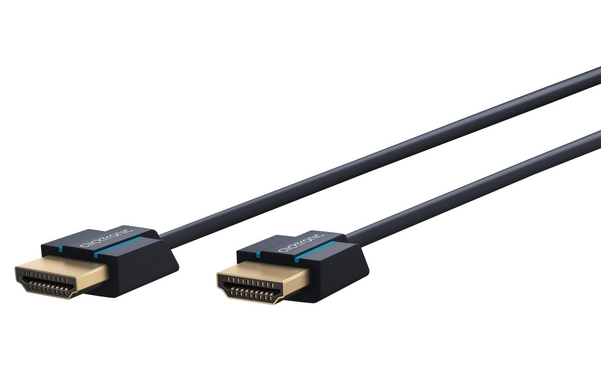 HDMI cable 2.0 Super Thin 4 K@ 60 Hz 1 m - Clicktronic IOC CLC-HS- 010