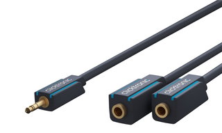 Cable Stereo Jack 3,5 mm 10 cm - Clicktronic ICOC CLC-JA 2 - 001