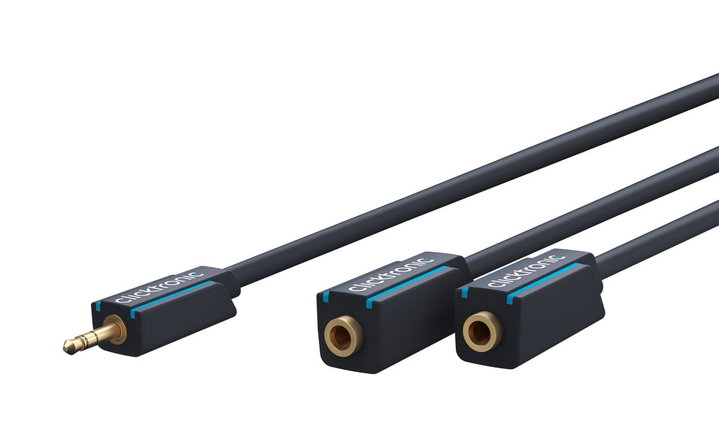 Cable Stereo Jack 3,5 mm 10 cm - Clicktronic ICOC CLC-JA 2 - 001