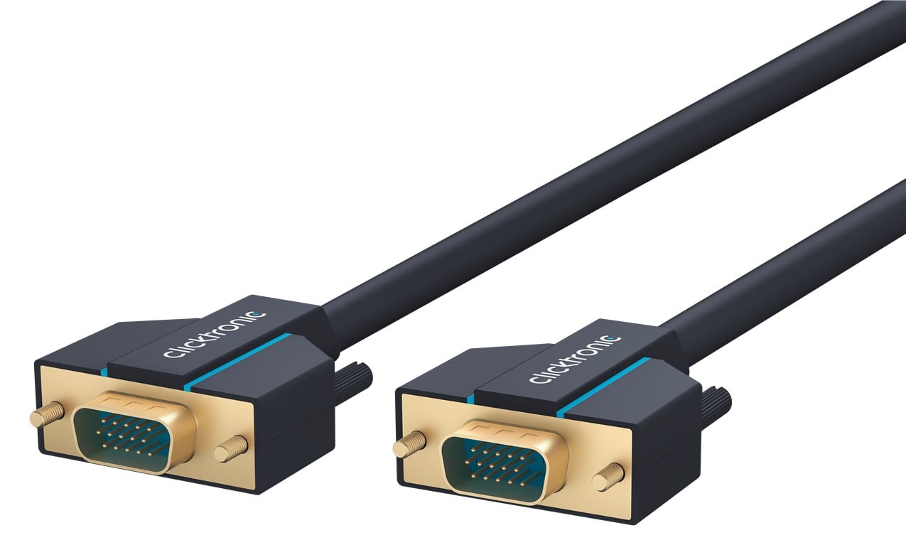 Cavo VGA Alta Risoluzione Connettori Dorati 20m - Clicktronic ICOC CLC-SVGA-200