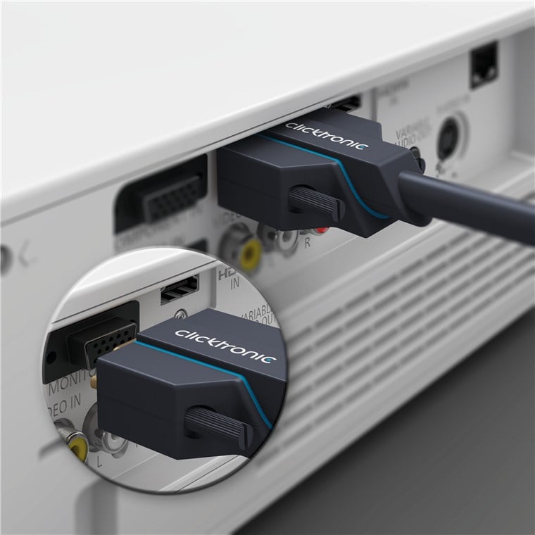 Cavo VGA Alta Risoluzione Connettori Dorati 20m - Clicktronic ICOC CLC-SVGA-200