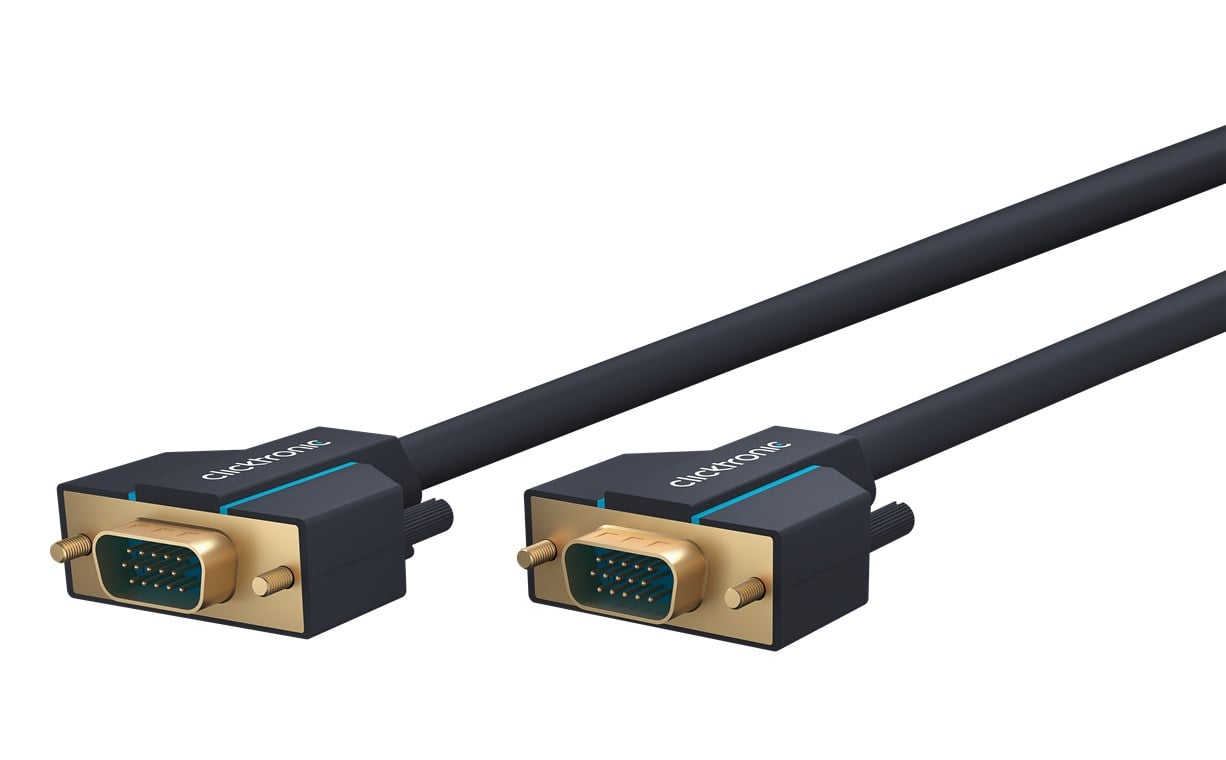 Cavo VGA Alta Risoluzione Connettori Dorati 20m - Clicktronic ICOC CLC-SVGA-200