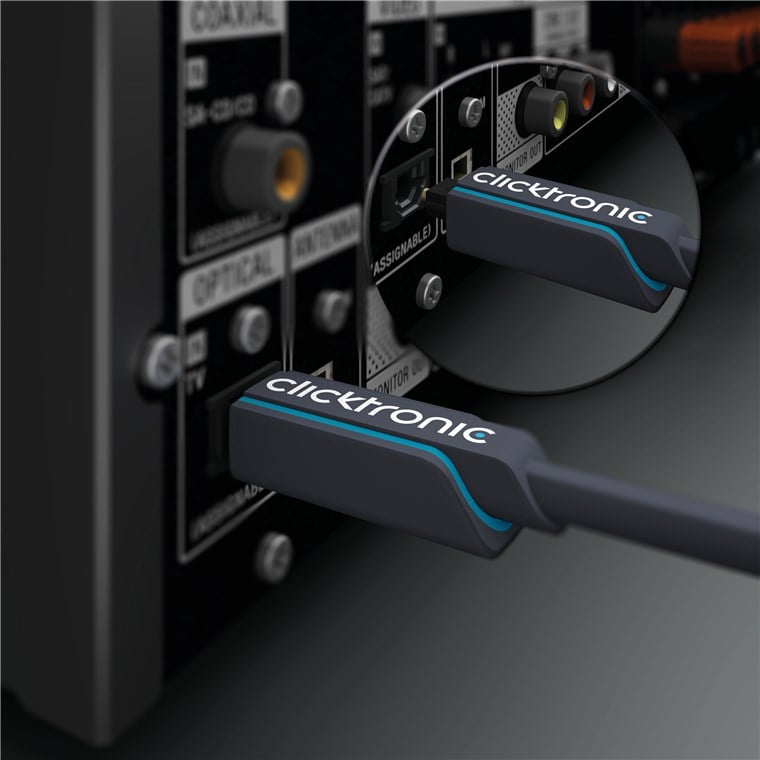 Cavo ottico digitale audio Toslink/Toslink 2m - Clicktronic ICOC CLC-T-020