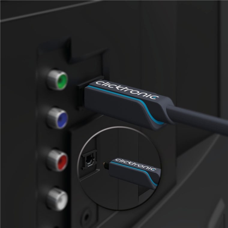 Cavo ottico digitale audio Toslink/Toslink 2m - Clicktronic ICOC CLC-T-020