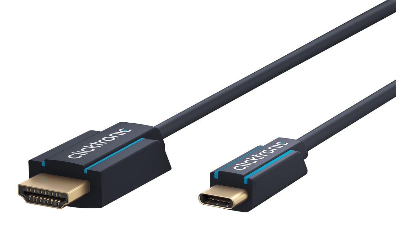 Cable Adapter USB-C HDMI 2 m High Quality - Clicktronic ICOC CLC-UCH 2 - 020