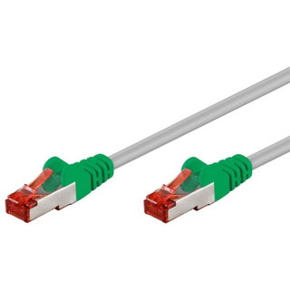Patch Cross network cable in copper Cat 5 and Green/Grey SF/UTP 0,3 m - Intellinet IOC CROSS- 003