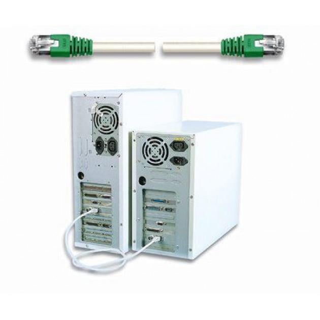 Cavo di rete Patch Cross in Rame Cat6 Verde/Grigio SF/UTP 5m - Intellinet ICOC CRS6-050
