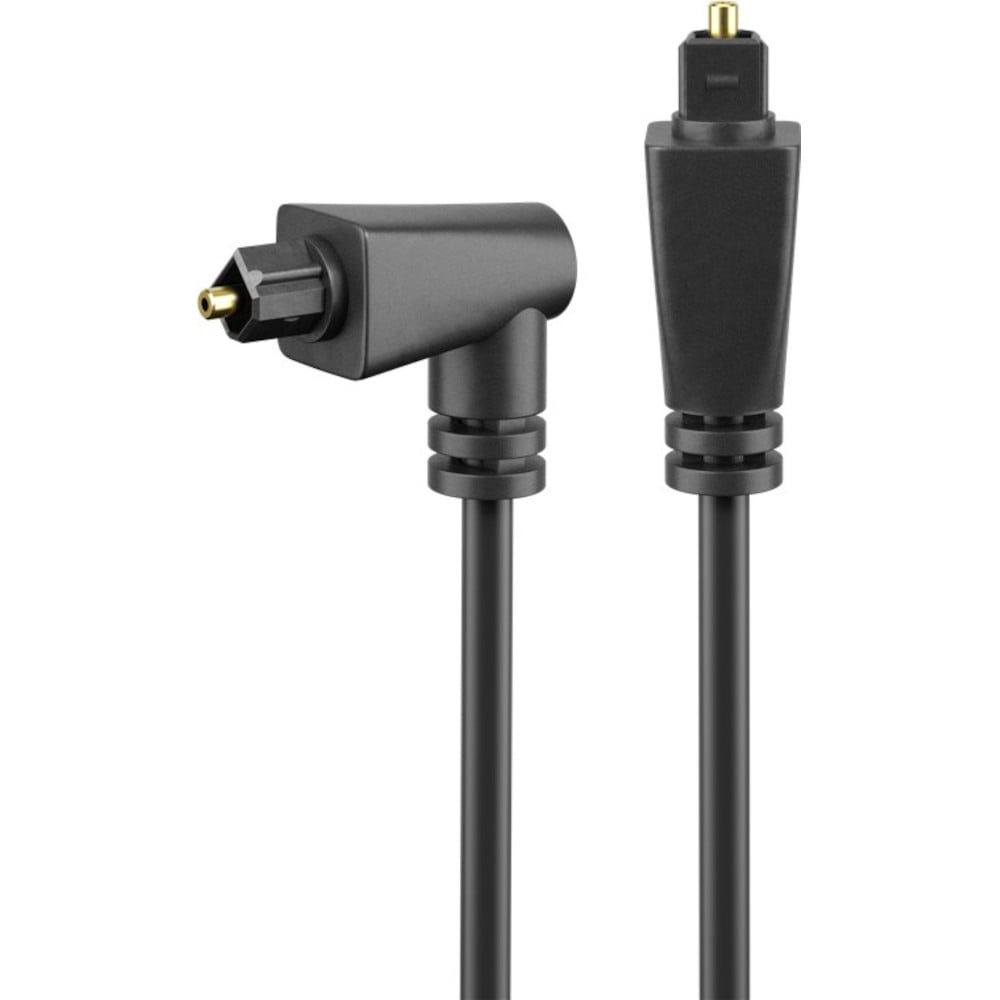 Cavo di Collegamento Audio Digitale Toslink Angolato e Girevole M/M 2m - Goobay ICOC DAC-310R9