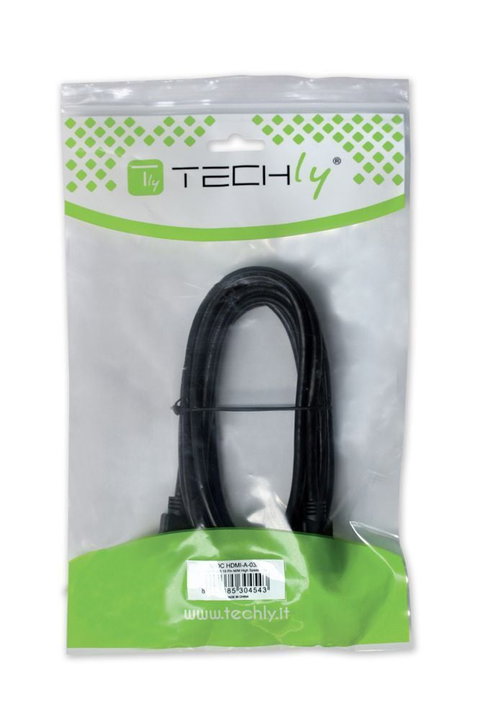Cavo Audio/Video DisplayPort M/M 0,5m Nero - Techly ICOC DSP-A-005