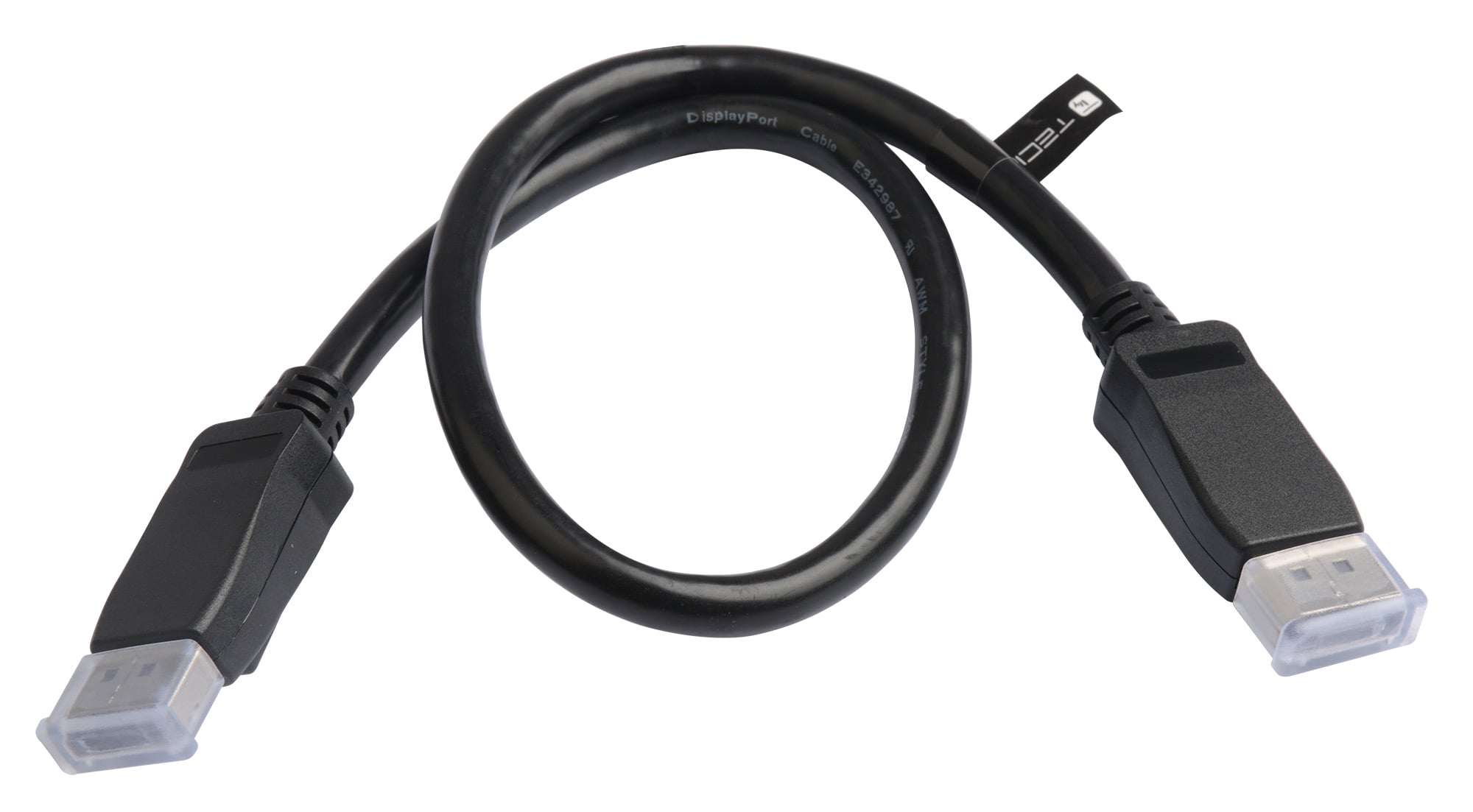 Cavo Audio/Video DisplayPort 1.4 Certificato DP++ 8K M/M 0,5m Nero - Techly ICOC DSP-A14-005