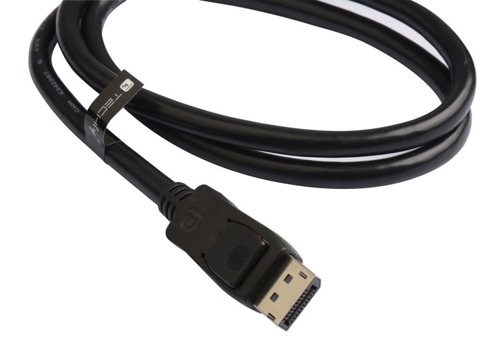Cavo DisplayPort 1.4 DP++ 8K M/M 2m nero - Techly ICOC DSP-A14-020