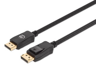 Cavo Audio/Video DisplayPort 1.4 8K a 60 Hz M/M 2m Nero - Manhattan ICOC DSP-A14-020M