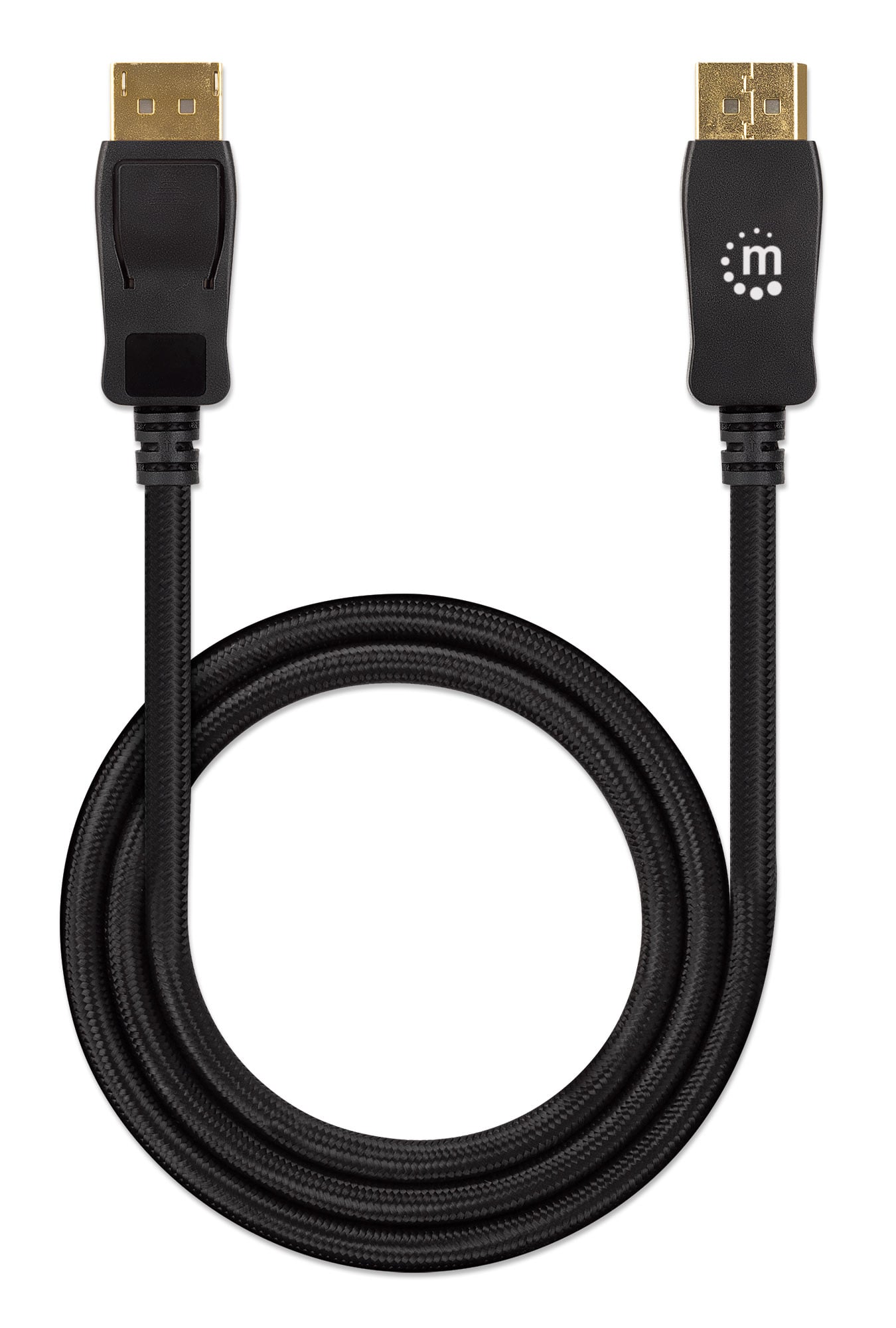 Cavo Audio/Video DisplayPort 1.4 8K a 60 Hz M/M 2m Nero - Manhattan ICOC DSP-A14-020M