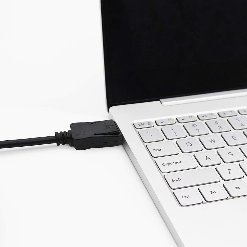 Cavo Audio/Video DisplayPort 1.4 8K M/M Angolato 90° 3m Nero - Techly ICOC DSP-A14-030NT9