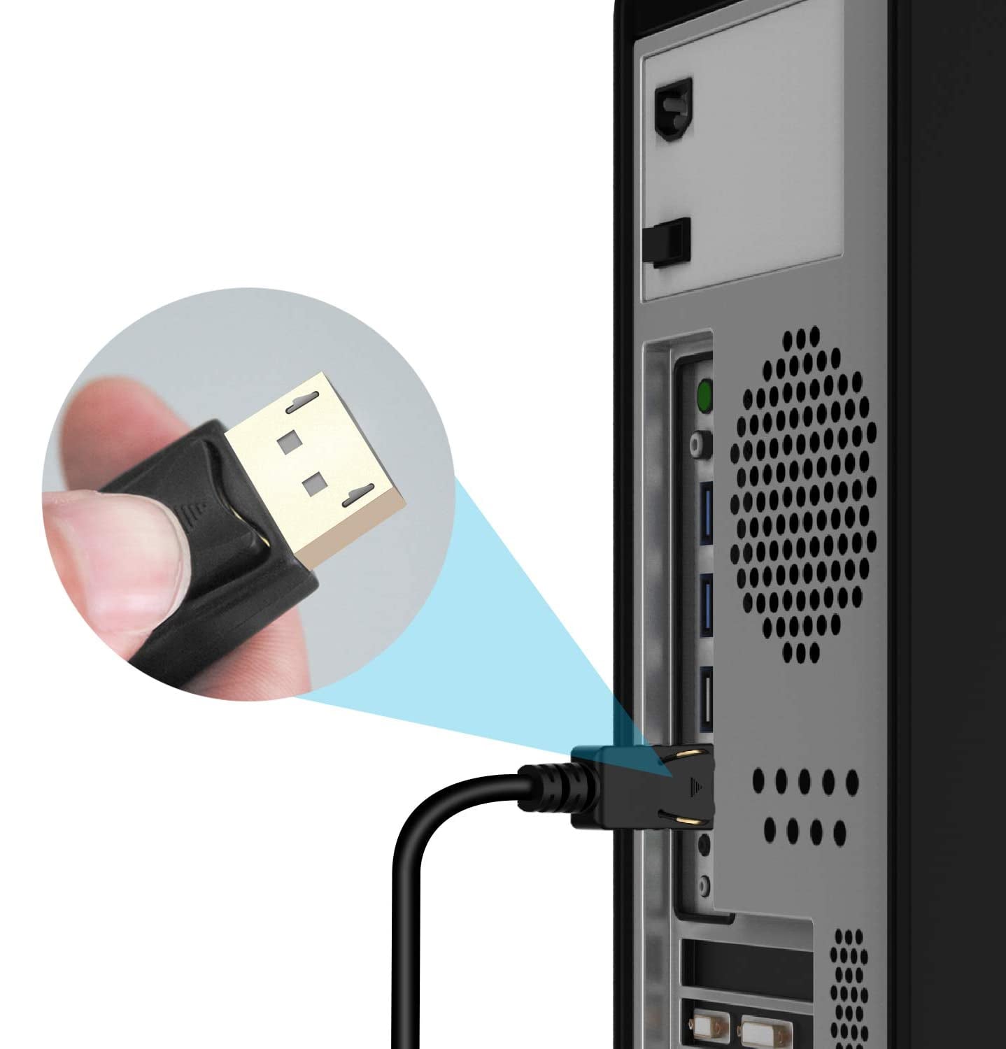 Cavo Convertitore da DisplayPort 1.2 a HDMI 4K 1m - Techly ICOC DSP-H12-010