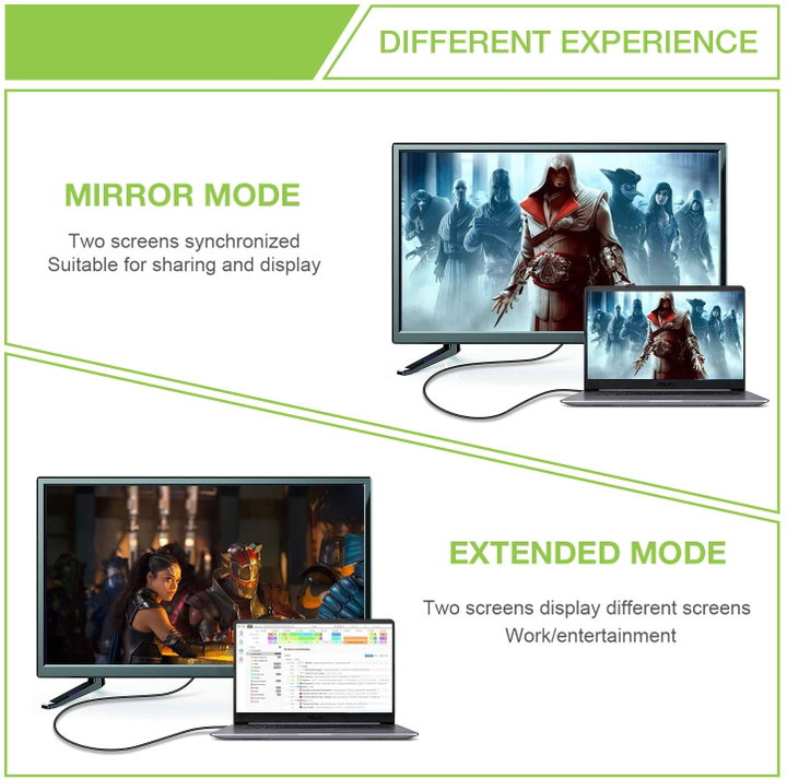 Cavo Ottico Attivo DisplayPort 1.4 AOC 8K@60Hz 32.4 Gbps Connettori a Scatto 20m - Techly ICOC DSP-HY-020