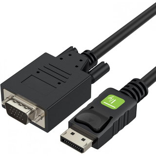 DisplayPort cable to VGA 1,8 m - Techly IOC DSP-V- 018