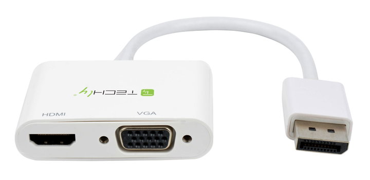 DisplayPort adapter to HDMI/VGA 4 K 60 Hz - Techly ICOC DSP-VH 1220
