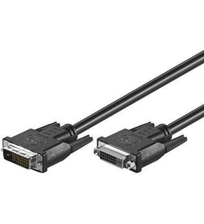 DVI-D Dual Link Extension Cable Male/Female 1,8 m - Goobay ICOC DVI- 6018