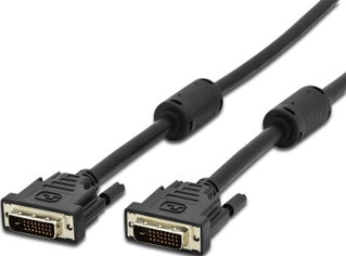 Dual Link DVI Cable (DVI-D) with Ferrite 2 m - Techly ICOC DVI- 8100 F