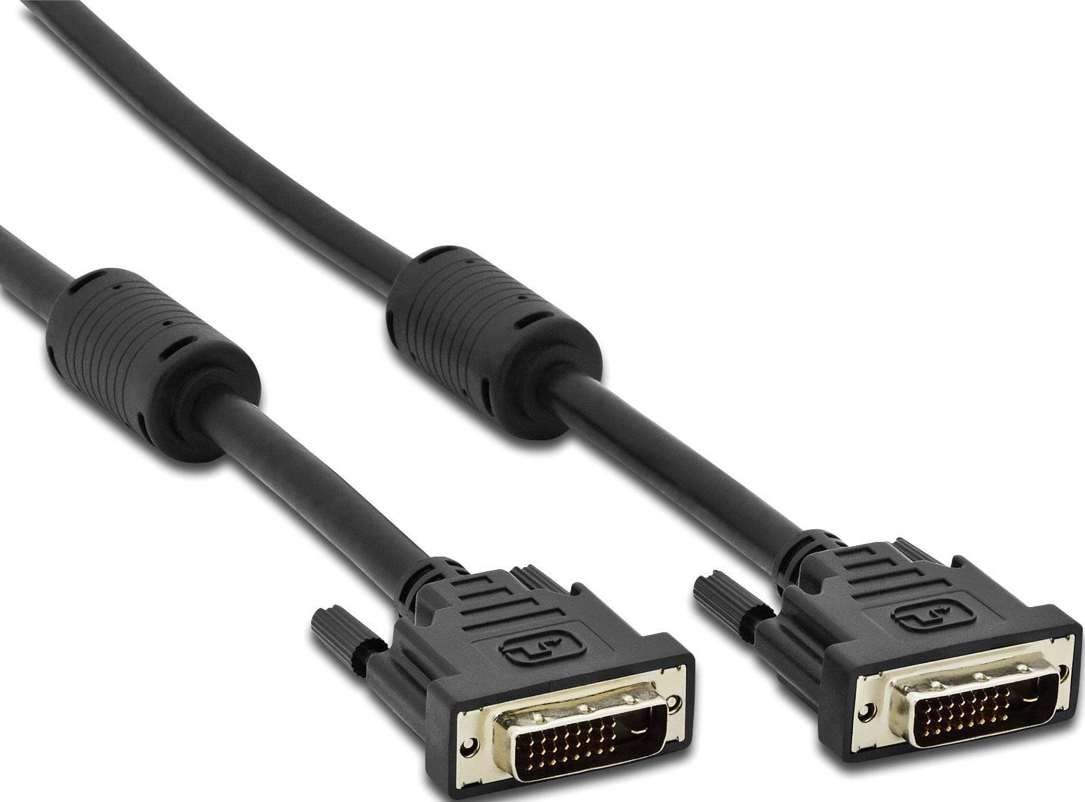 Cavo DVI Digitale Dual Link (DVI-D) con Ferrite 2m - Techly ICOC DVI-8100F