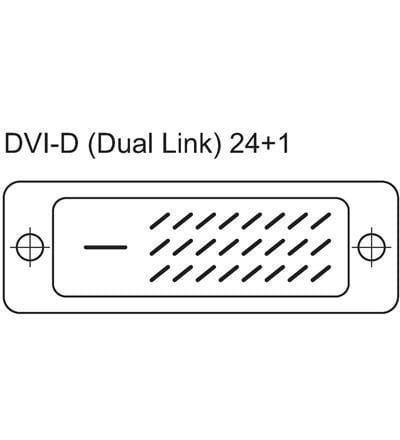 Cavo DVI Digitale Dual Link (DVI-D) con Ferrite 5m - Techly ICOC DVI-8150F