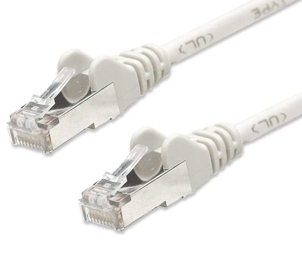 Cavo di rete Patch in Rame Schermato Cat5e Bianco F/UTP 0,5m - Intellinet ICOC F5E-005-WH