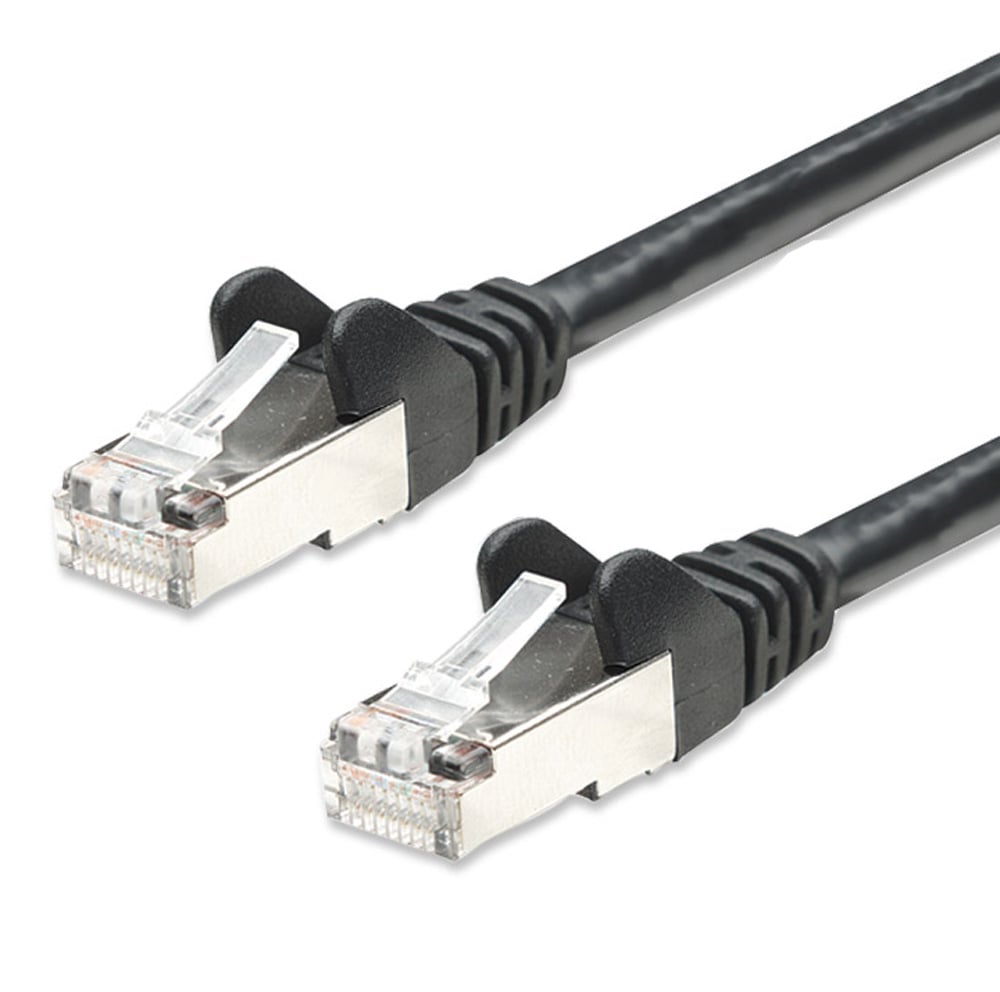 Cavo di rete Patch in Rame Schermato Cat5e Nero F/UTP 1m - Intellinet ICOC F5E-010-BK